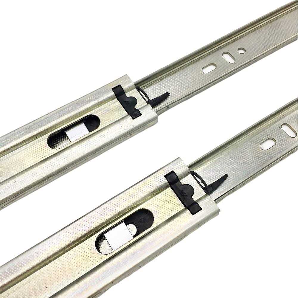 Deshitong 5 pairs full extension drawer slides mount ball bearing sliding - Inhomebuy