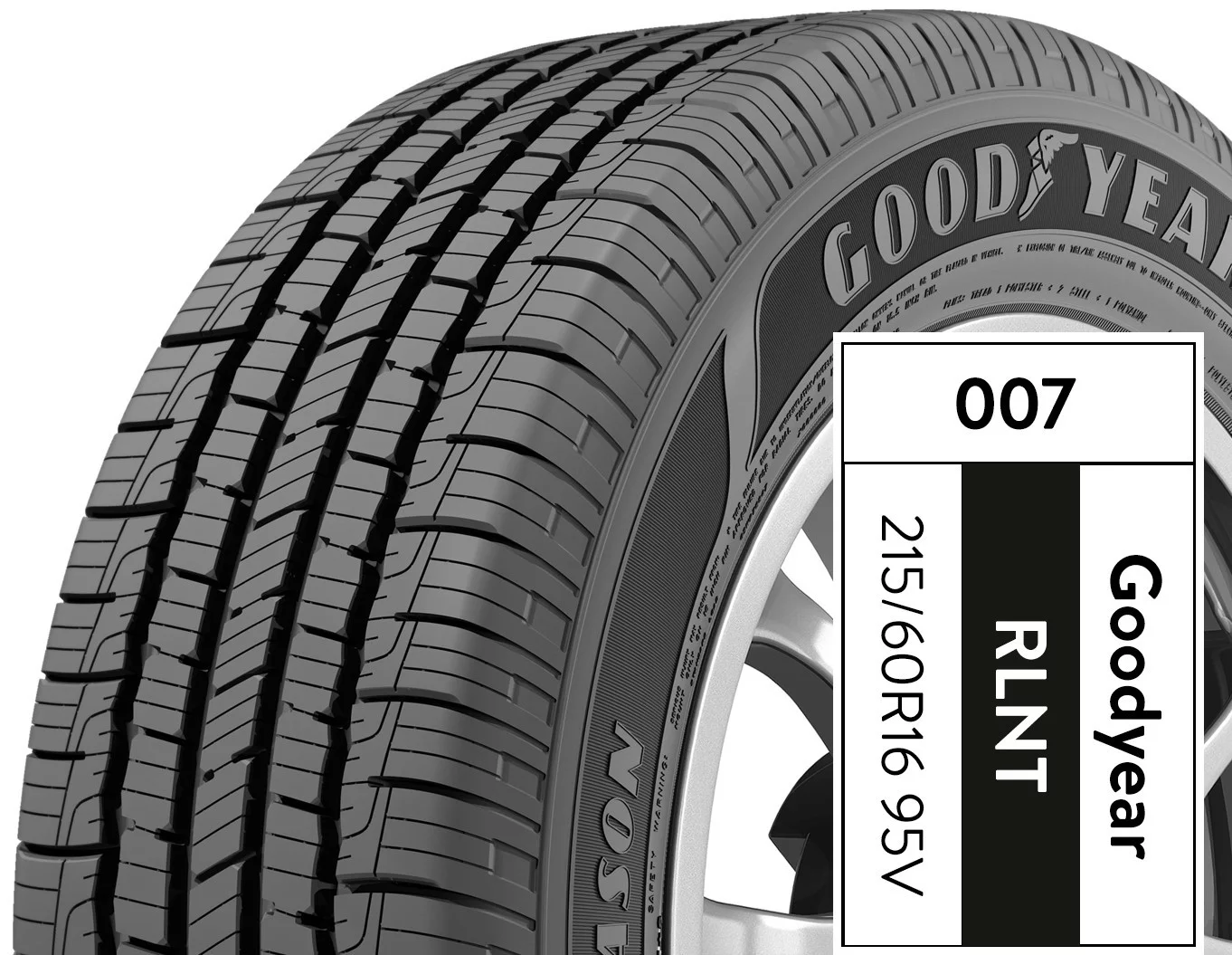 Goodyear Reliant All-Season 215/60R16 95V All-Season Passenger Car Tire - Inhomebuy