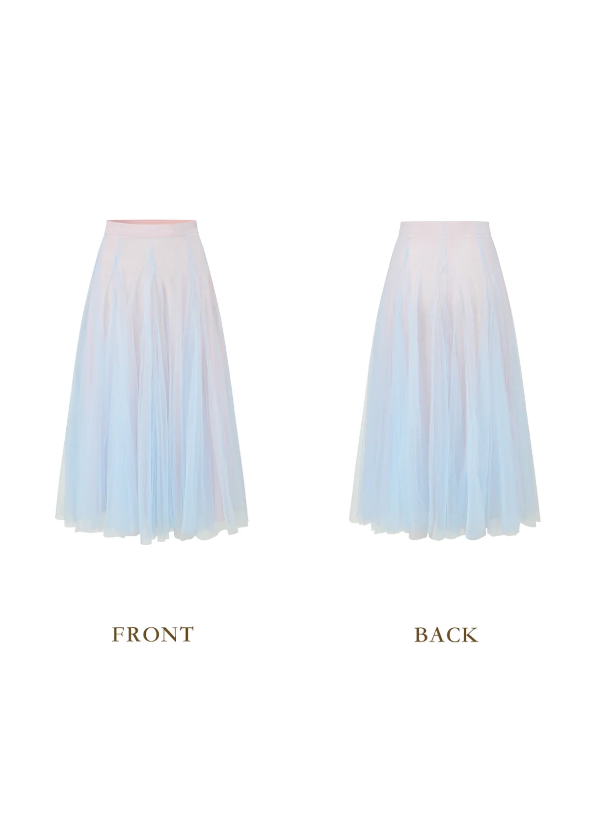 The Blue Lily Gauze Skirt - Inhomebuy