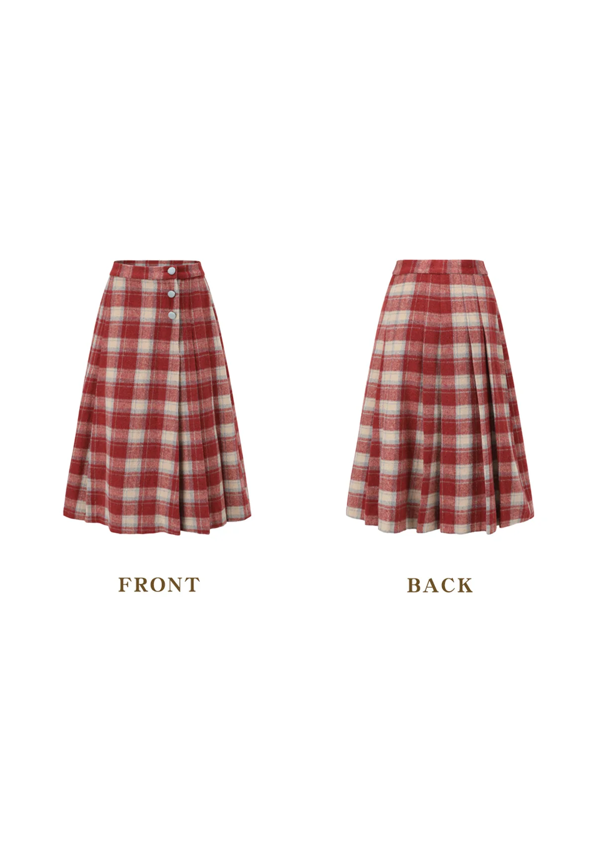 Curve & Plus Rosey Christmas Cottage Skirt - Inhomebuy