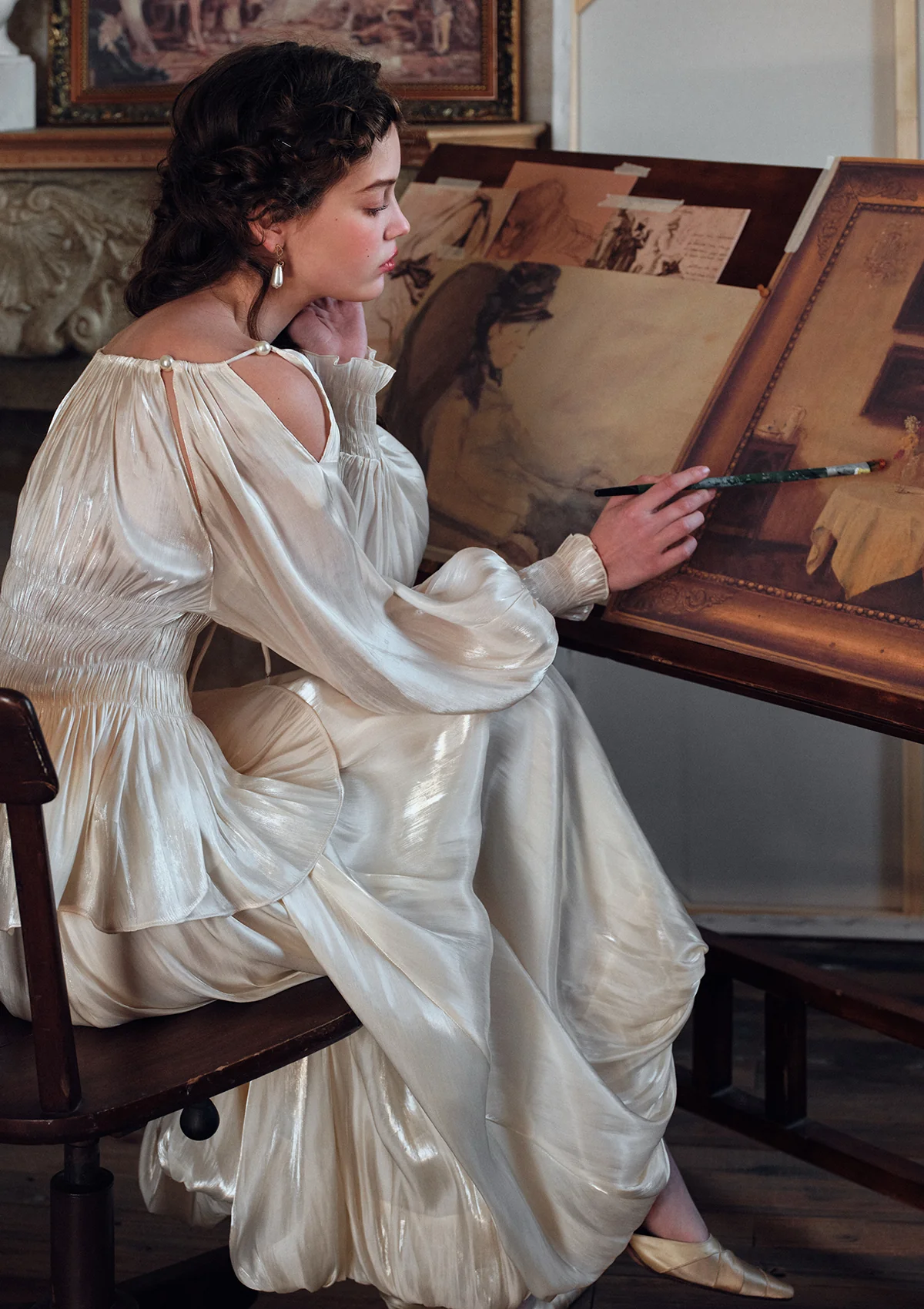 White Butterfly Flora Skirt - Inhomebuy