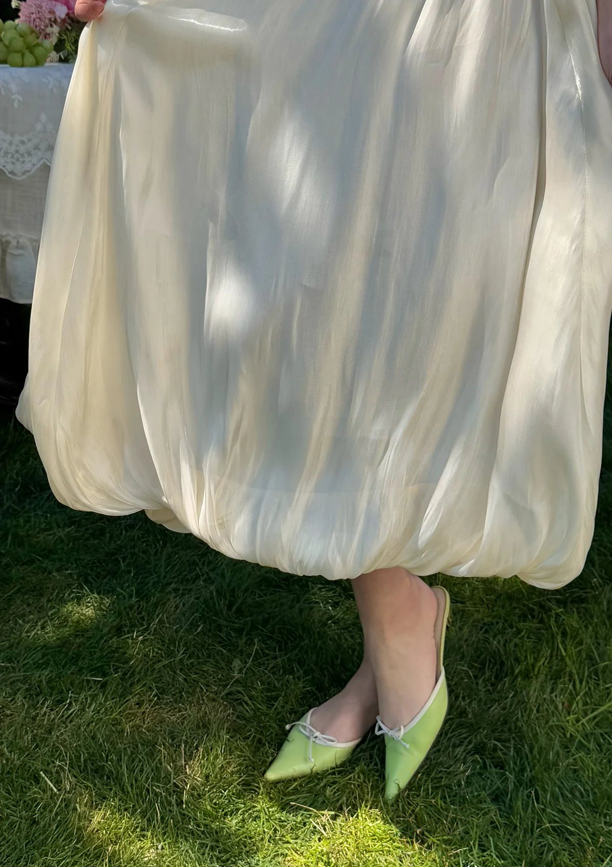 White Butterfly Flora Skirt - Inhomebuy