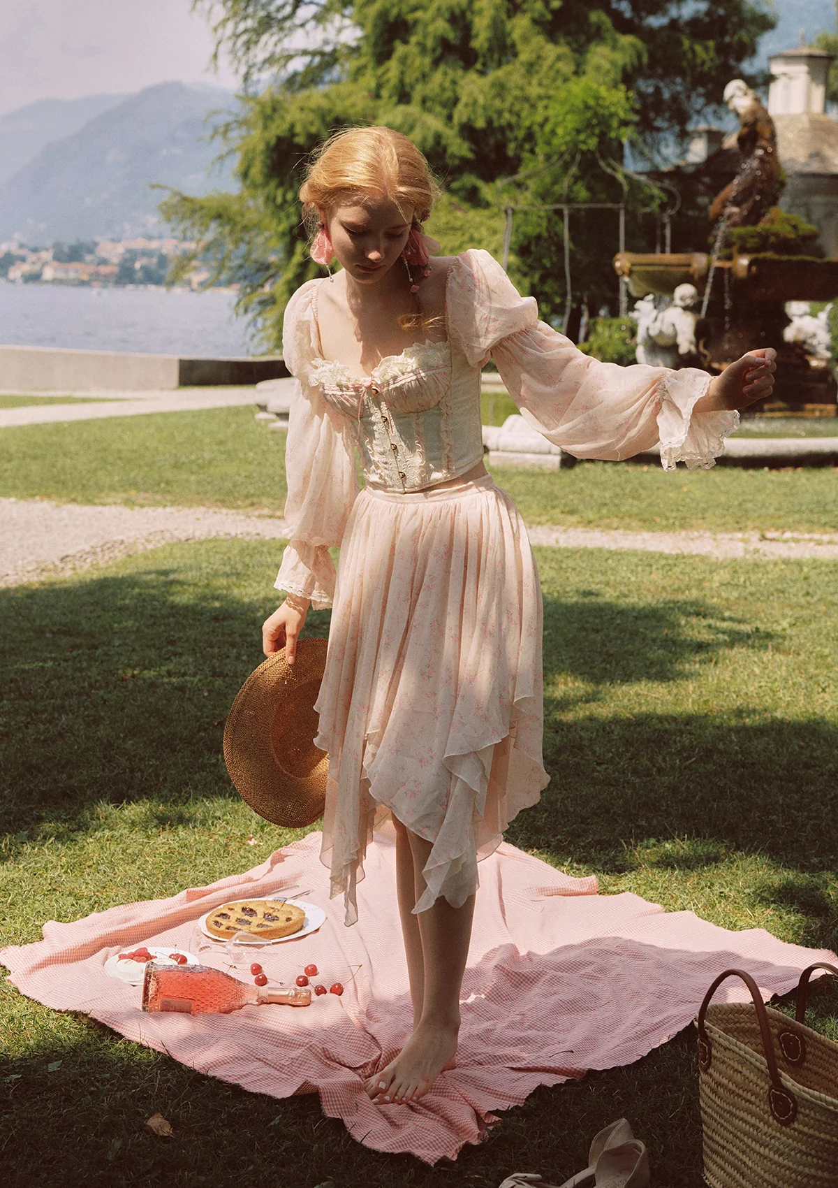 Girl Floral Notes Skirt - Inhomebuy