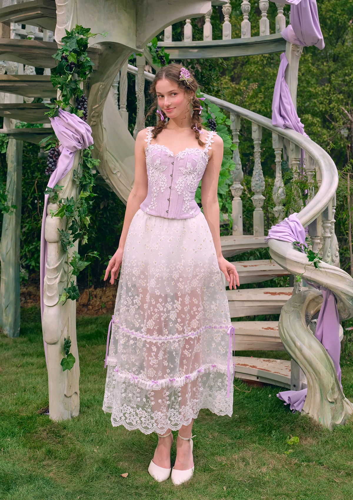 Ice Grape Skirt - Inhomebuy