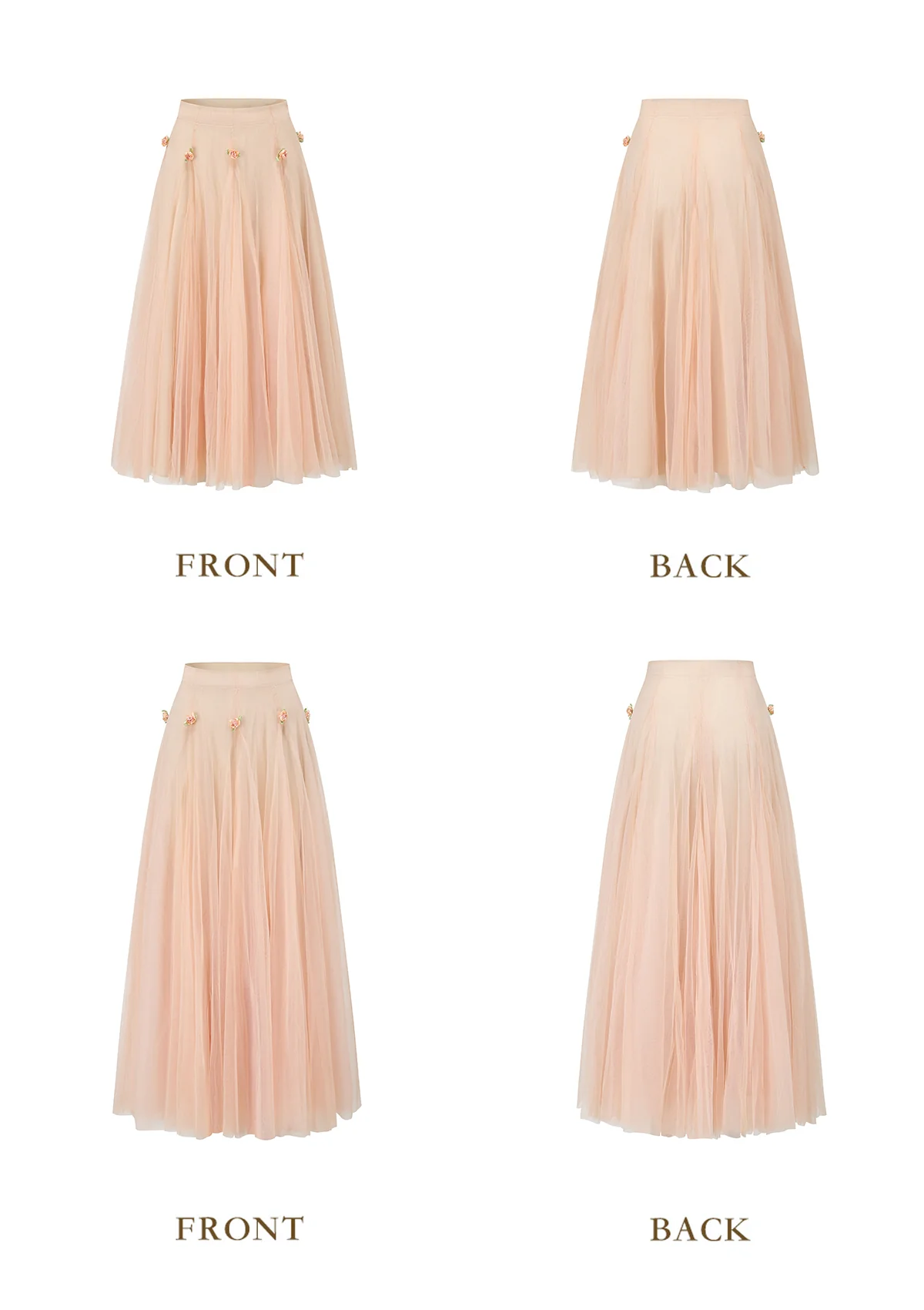 Peach Fairy Gauze Skirt - Inhomebuy