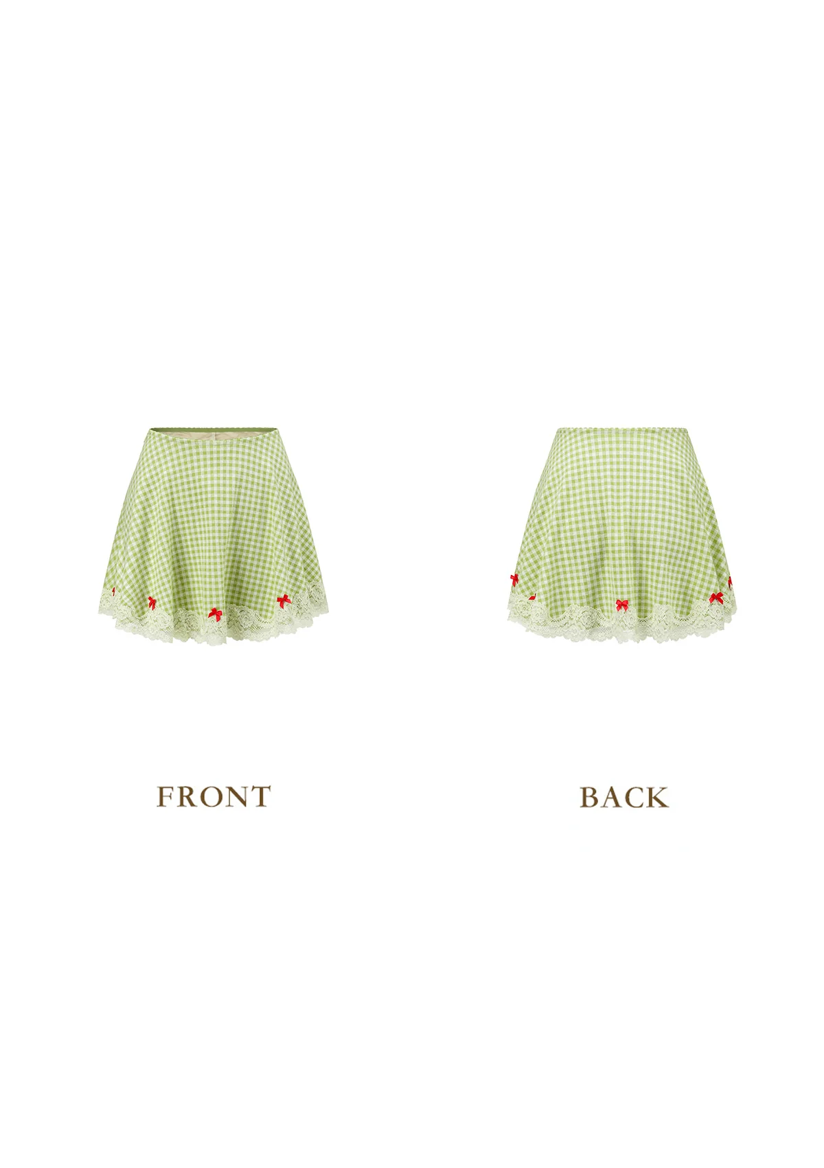 Matcha Cranberry Skirt - Inhomebuy