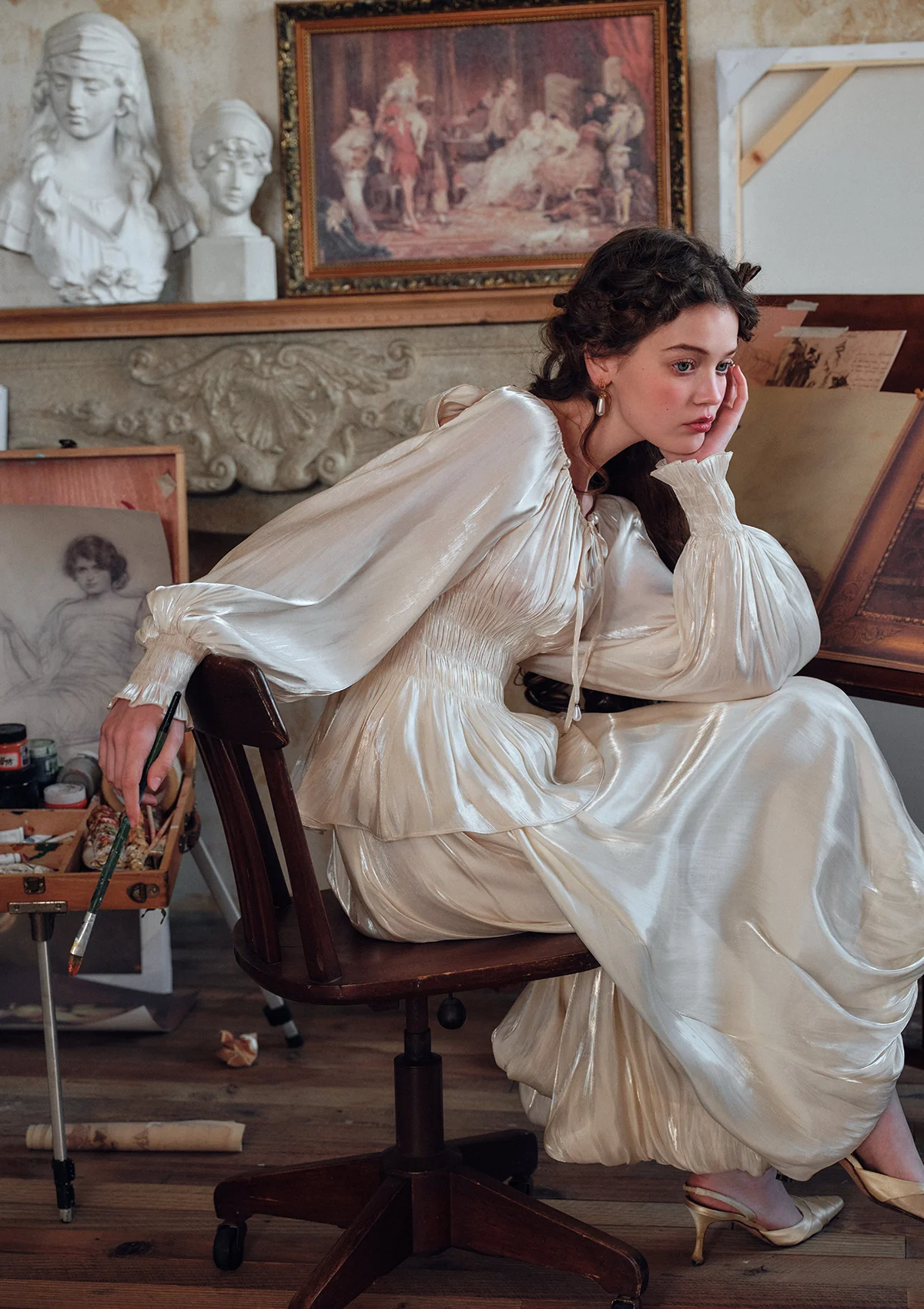 White Butterfly Flora Skirt - Inhomebuy