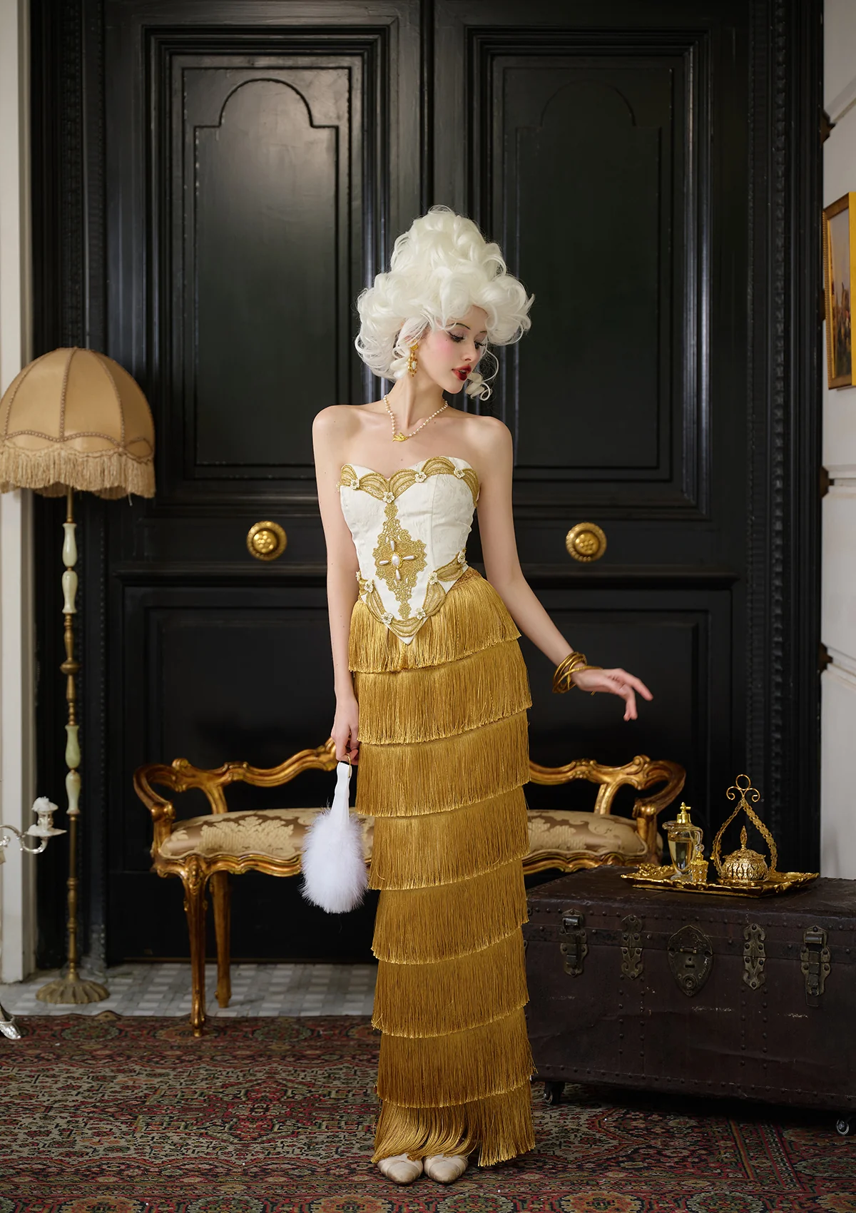 Louvre Muse Long Skirt - Inhomebuy