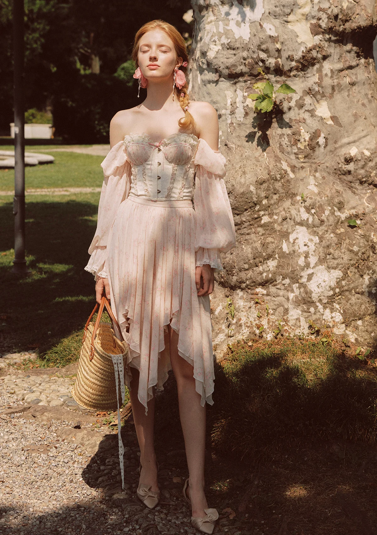 Girl Floral Notes Skirt - Inhomebuy