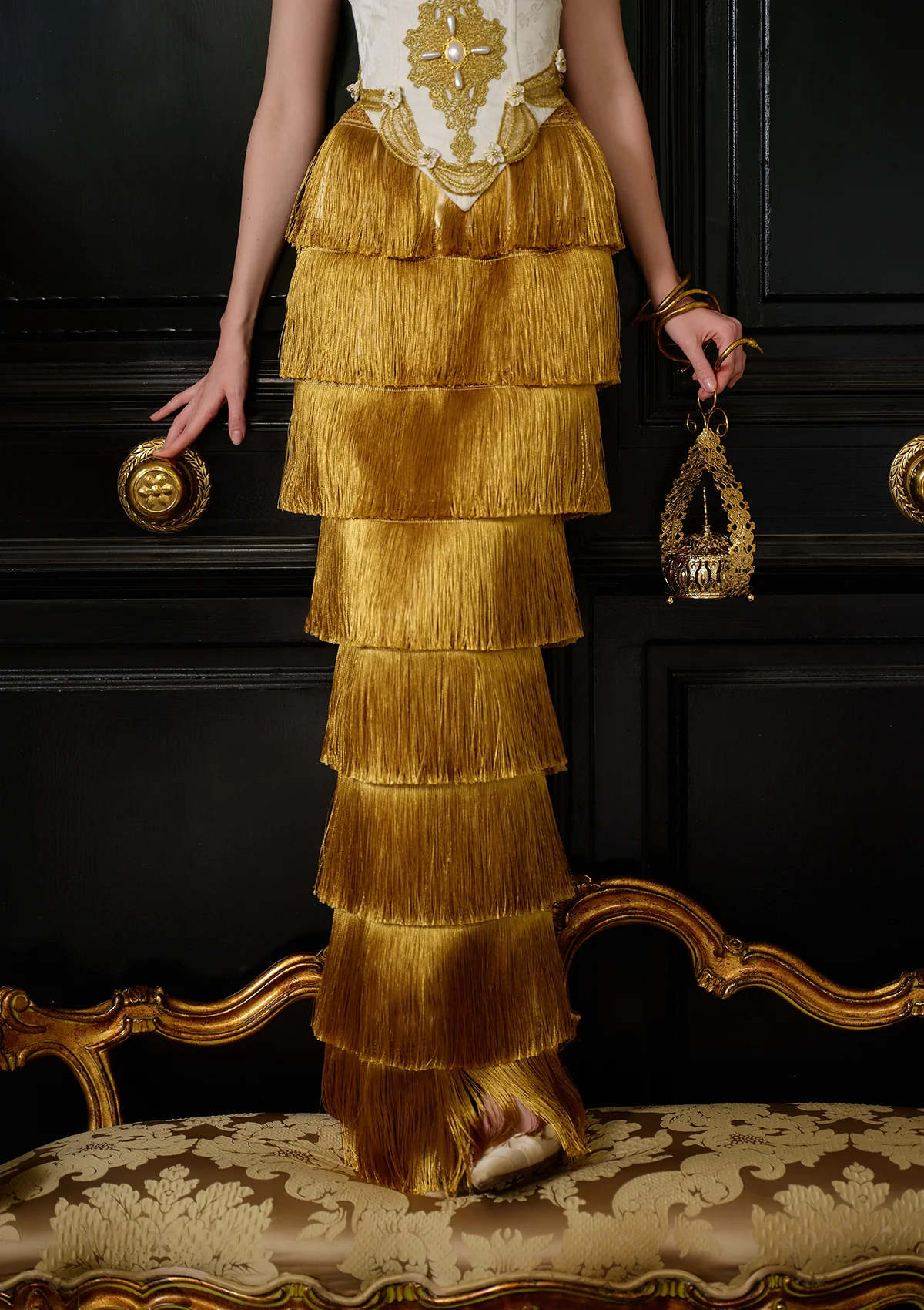 Louvre Muse Long Skirt - Inhomebuy