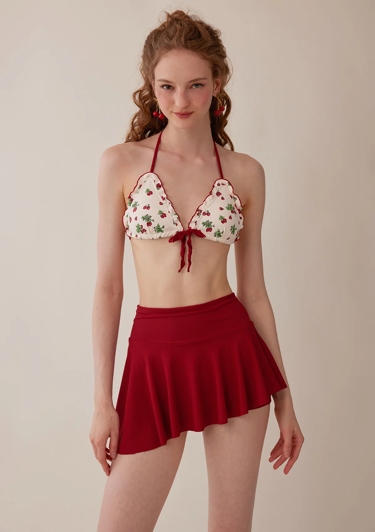 Vibrant Strawberry Sports Pantskirt - Inhomebuy