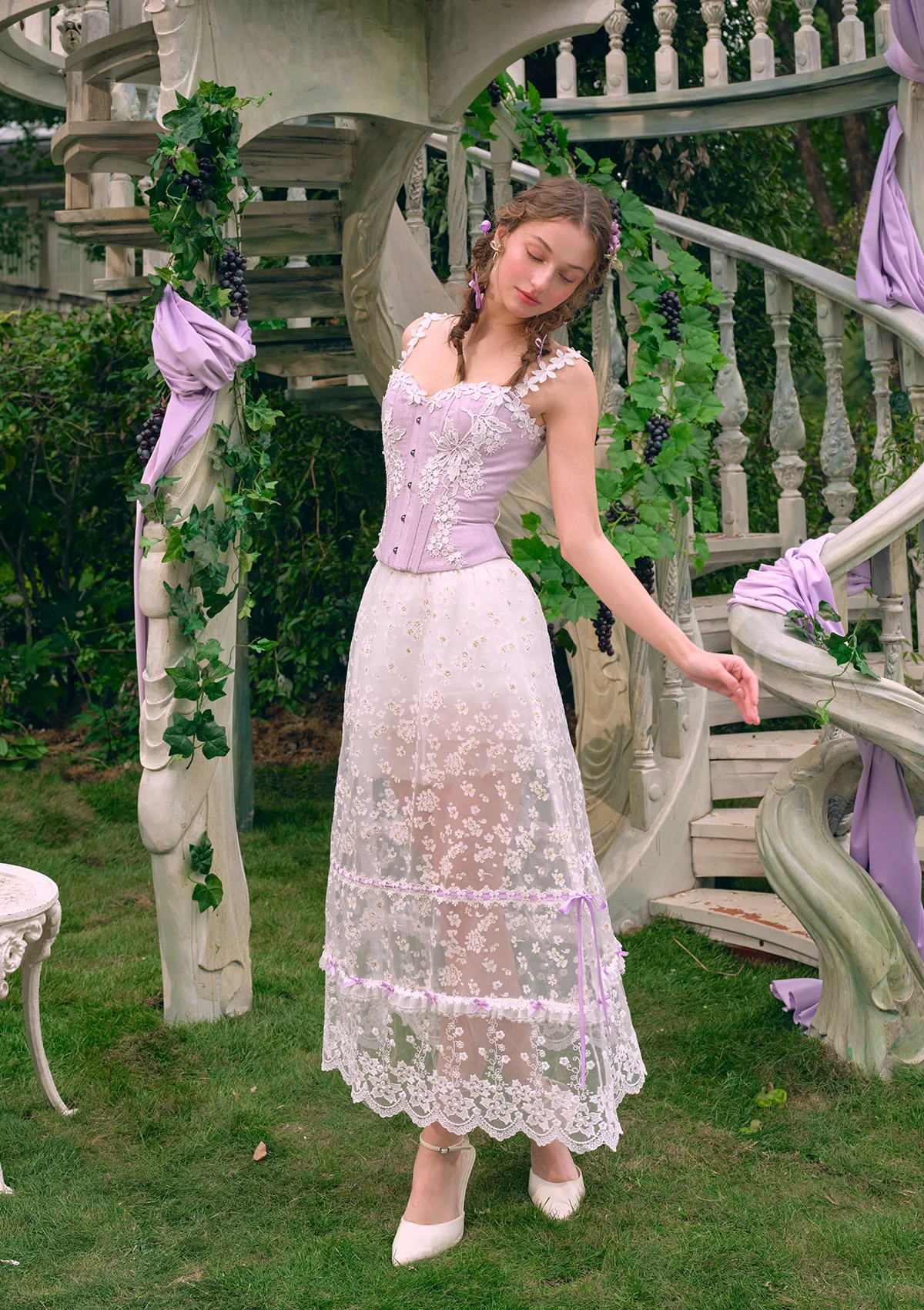 Ice Grape Skirt - Inhomebuy