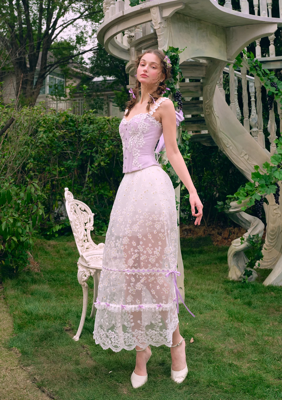 Ice Grape Skirt - Inhomebuy