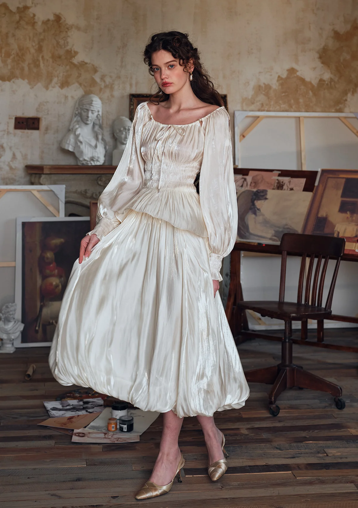 White Butterfly Flora Skirt - Inhomebuy